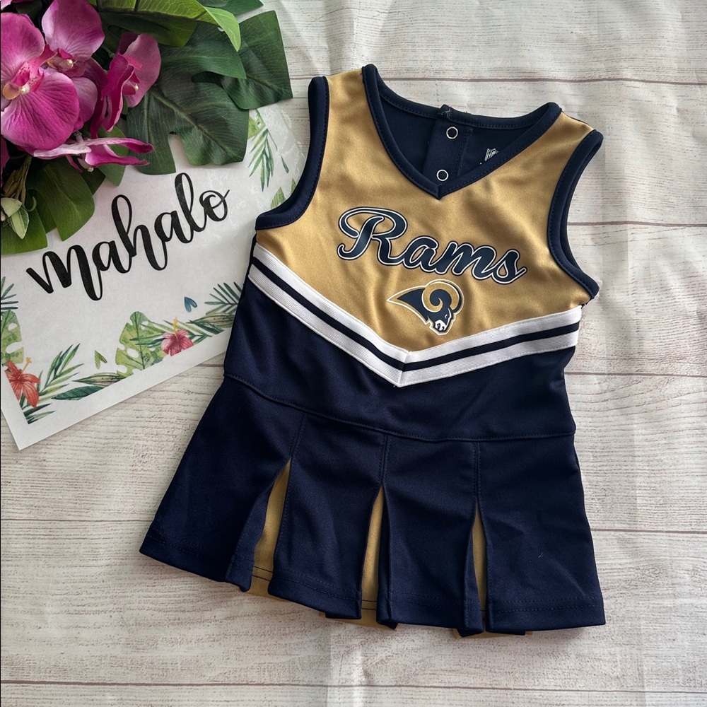 NFL Rams Kids Dress - Gold and Navy